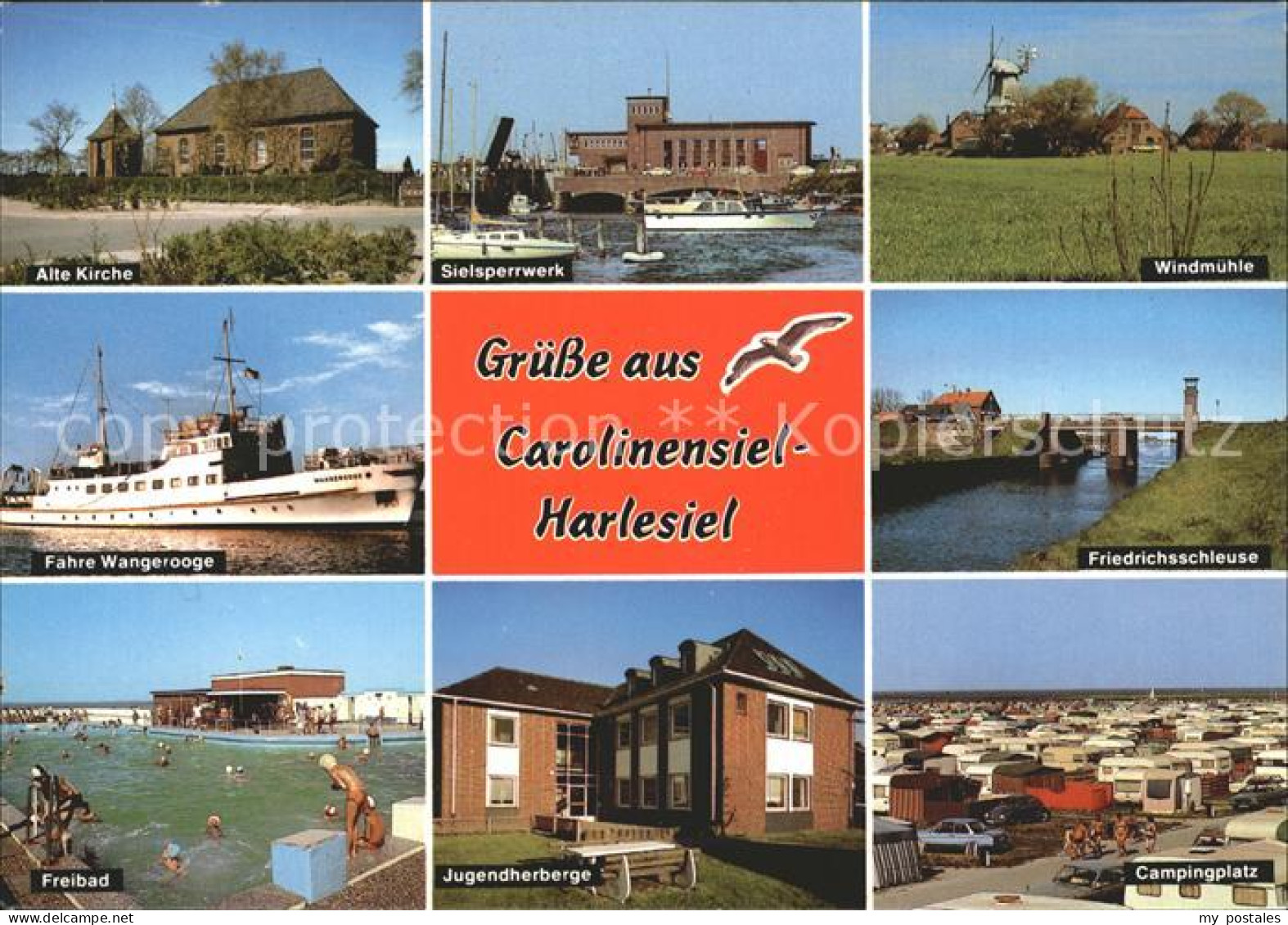 42101781 Carolinensiel-Harlesiel Ostfriesland Friedrichsschleuse Campingplatz Fa - Wittmund