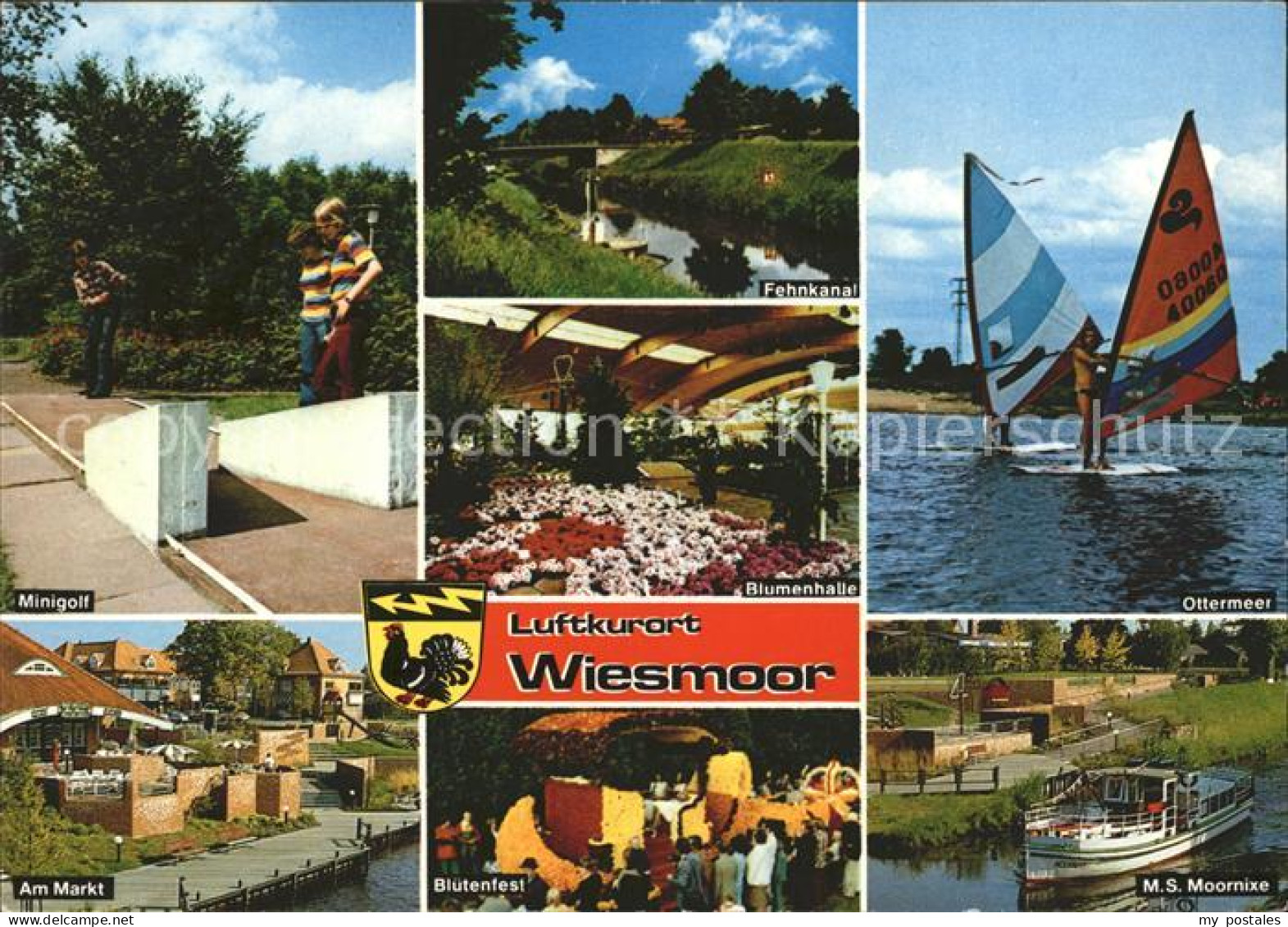 42100108 Wiesmoor Minigolf Ottermeer MS Moornixe Bluetenfest Markt Wiesmoor - Wiesmoor