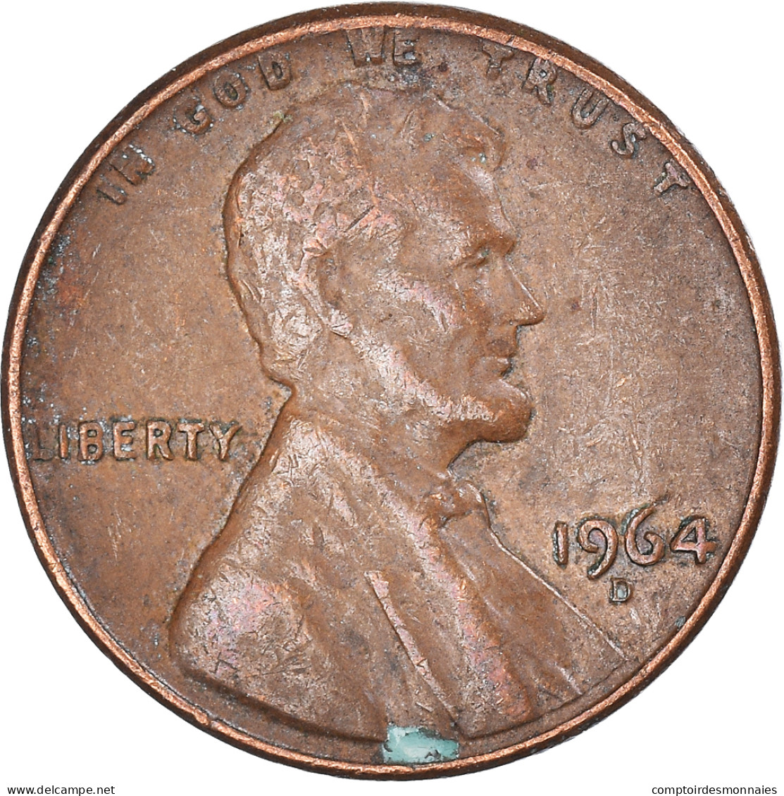 Monnaie, États-Unis, Cent, 1964 - 1938-…: Jefferson