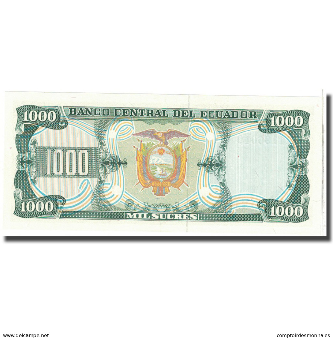 Billet, Équateur, 1000 Sucres, 1986, 1986-04-29, KM:125a, NEUF - Equateur