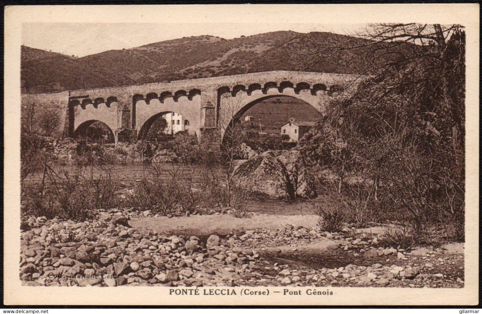 ITALIA 1943 - POSTA MILITARE N. 79 - FRANCE - PONTE LECCIA (CORSE) - PONT GENOIS - M - Andere & Zonder Classificatie