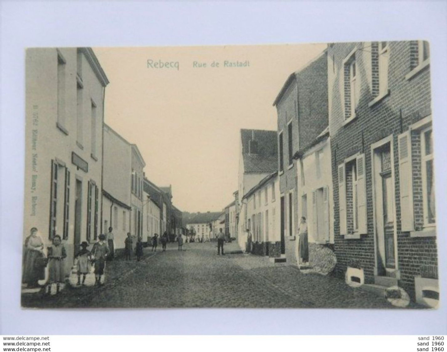 Rebecq - Rue De Rastadt - B. 5762 - Ed: Nestor Remy - 2 Scans - Rebecq