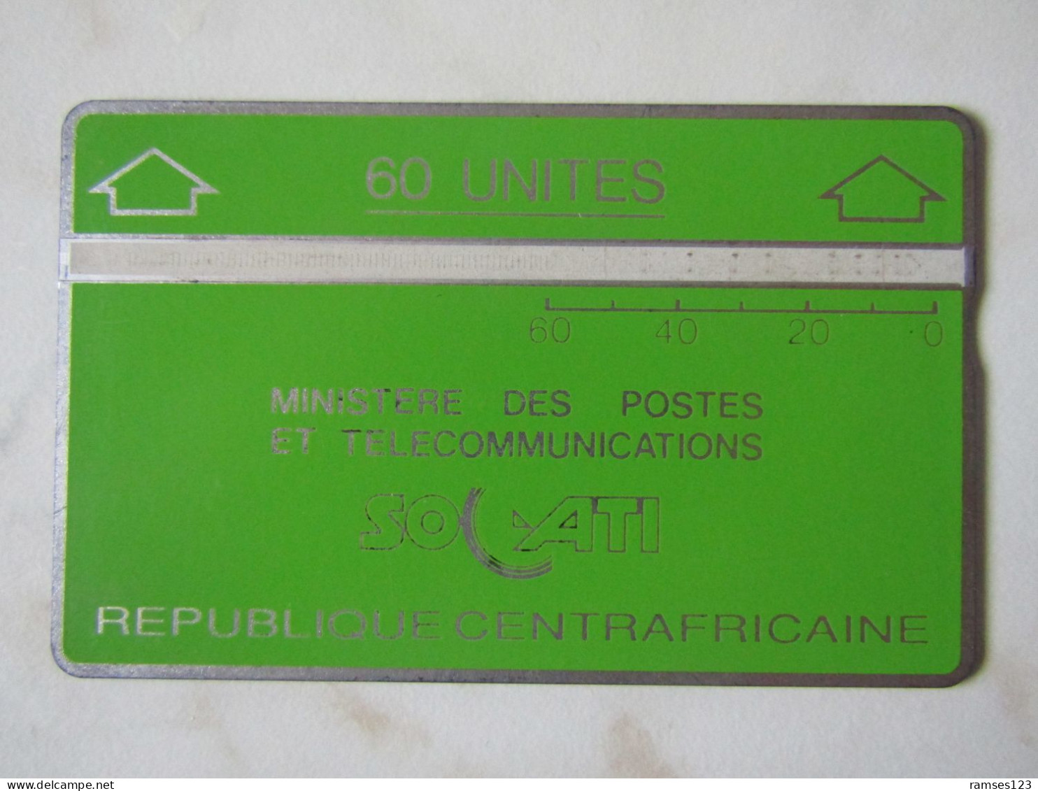 LANDIS GYR   60 UNITS CENTRAL  AFRIQUE  SOCATI  901C - Zentralafrik. Rep.