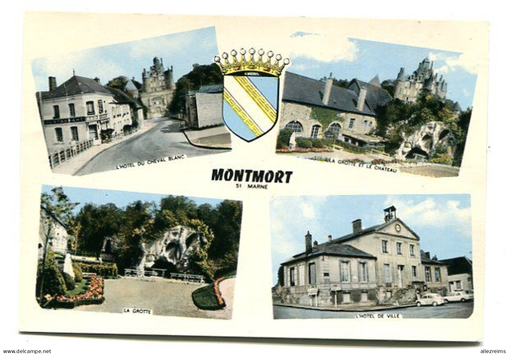 CPm  51 / MONTMORT    Multi Vues  A  VOIR  !!!!!! - Montmort Lucy