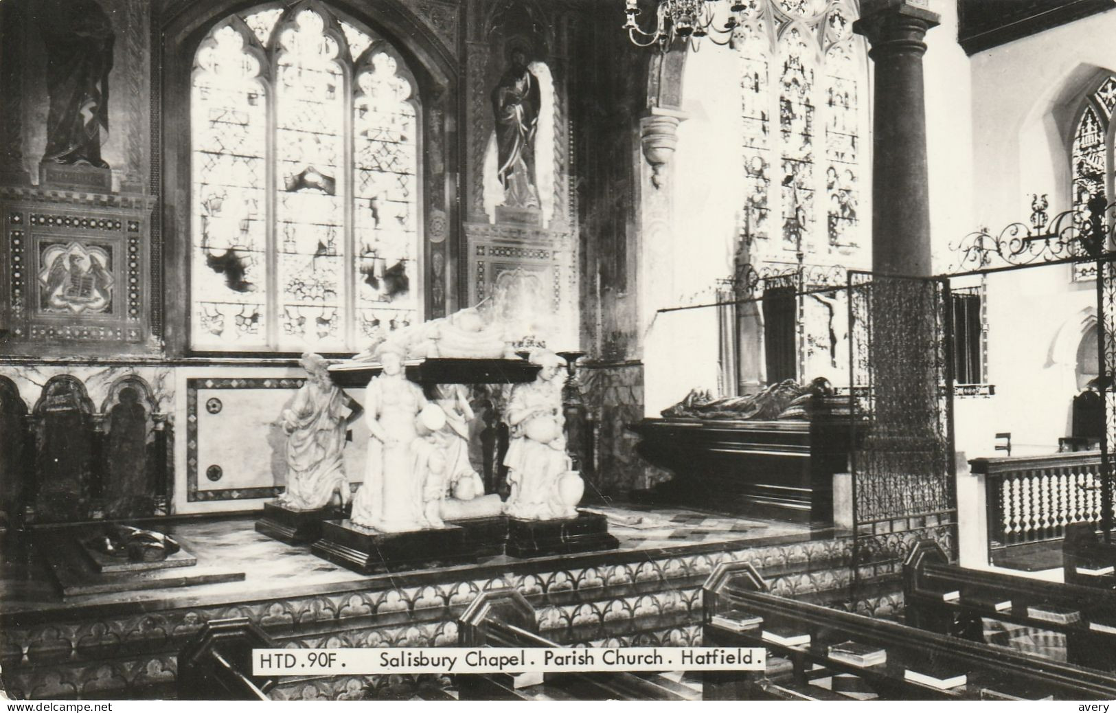 Salisbury Chapel, Parish Church, Hatfield  Real Photograph - Salisbury