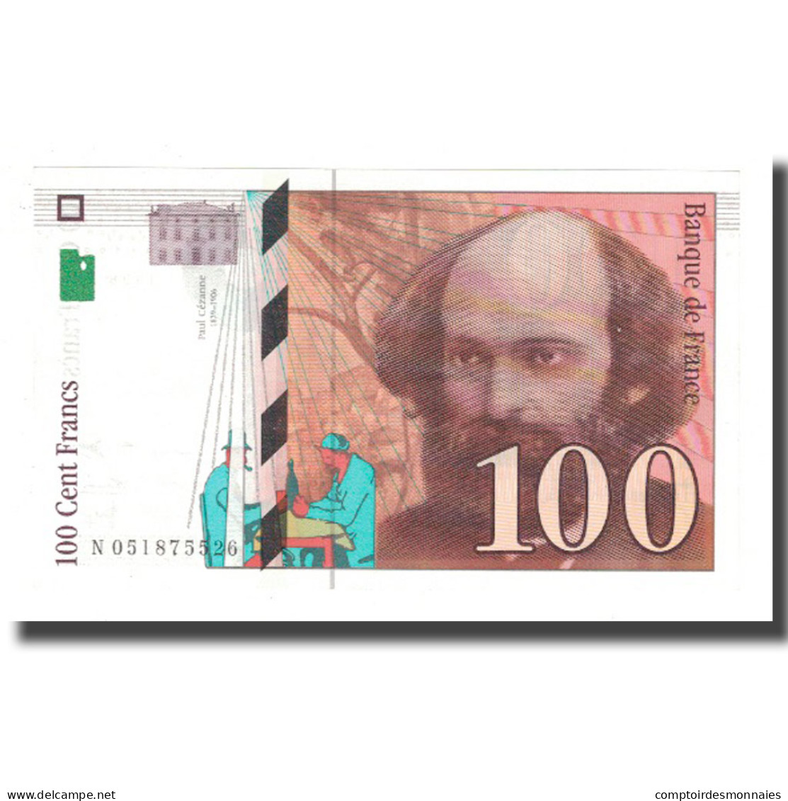 France, 100 Francs, 1998, NEUF, Fayette:74.2, KM:158a - 100 F 1997-1998 ''Cézanne''