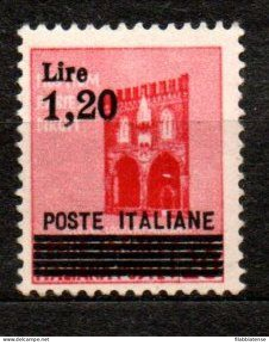 1945 - Italia - Luogotenenza  524 Monumenti Soprastampati    ------ - Mint/hinged