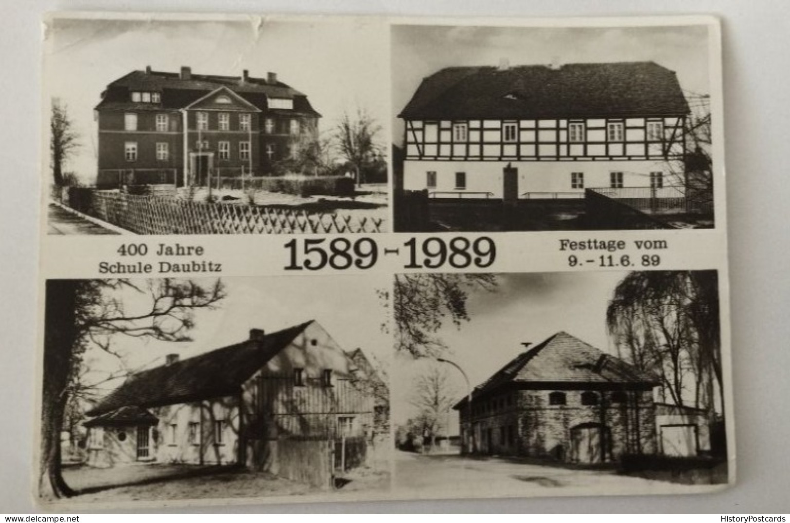 400 Jahre Schule Daubitz, 1589-1989, Rietschen, Kr. Görlitz - Goerlitz