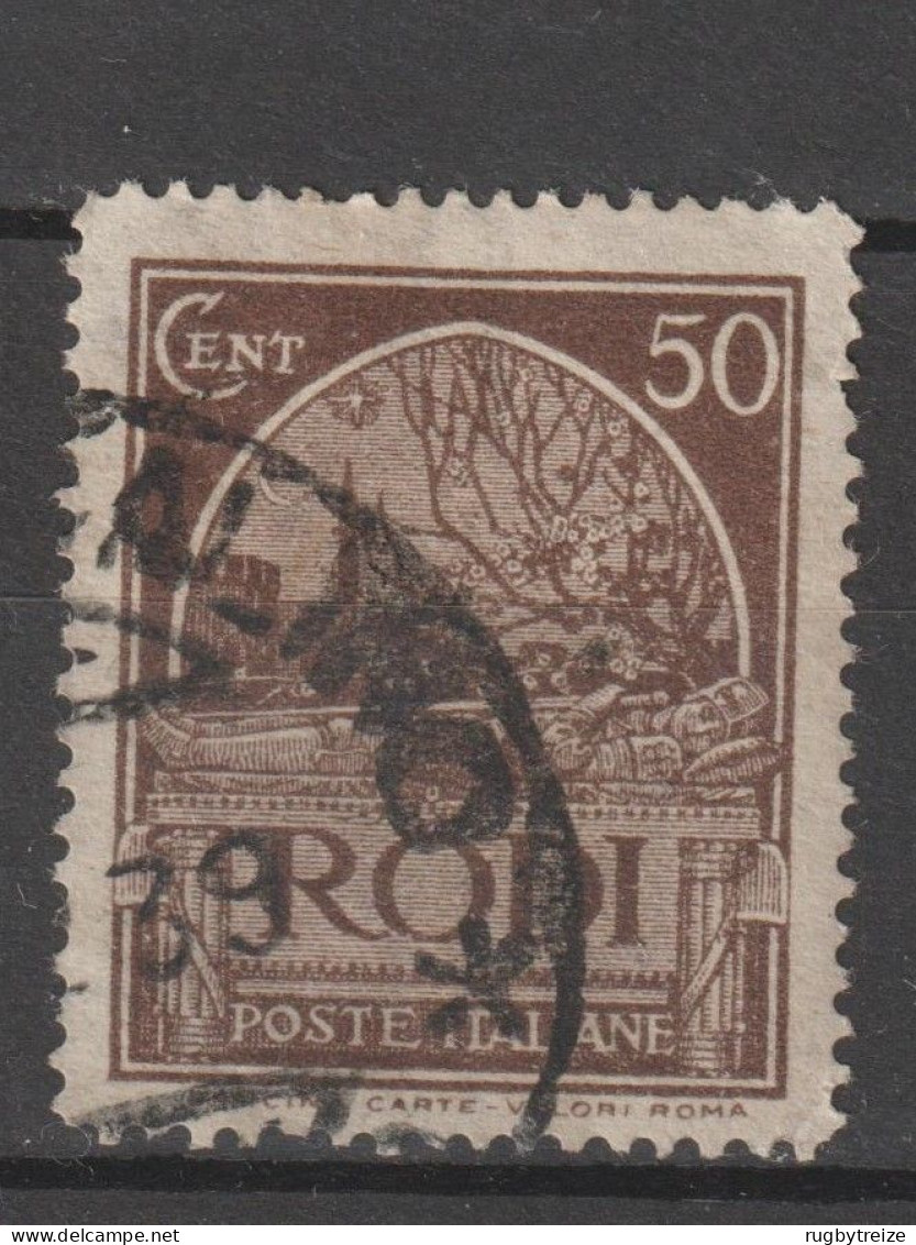 7375 Italian Colonies Aegean Islands - Egeo 1932 "Pittorica" Issue Rodi 50c - Ägäis (Rodi)