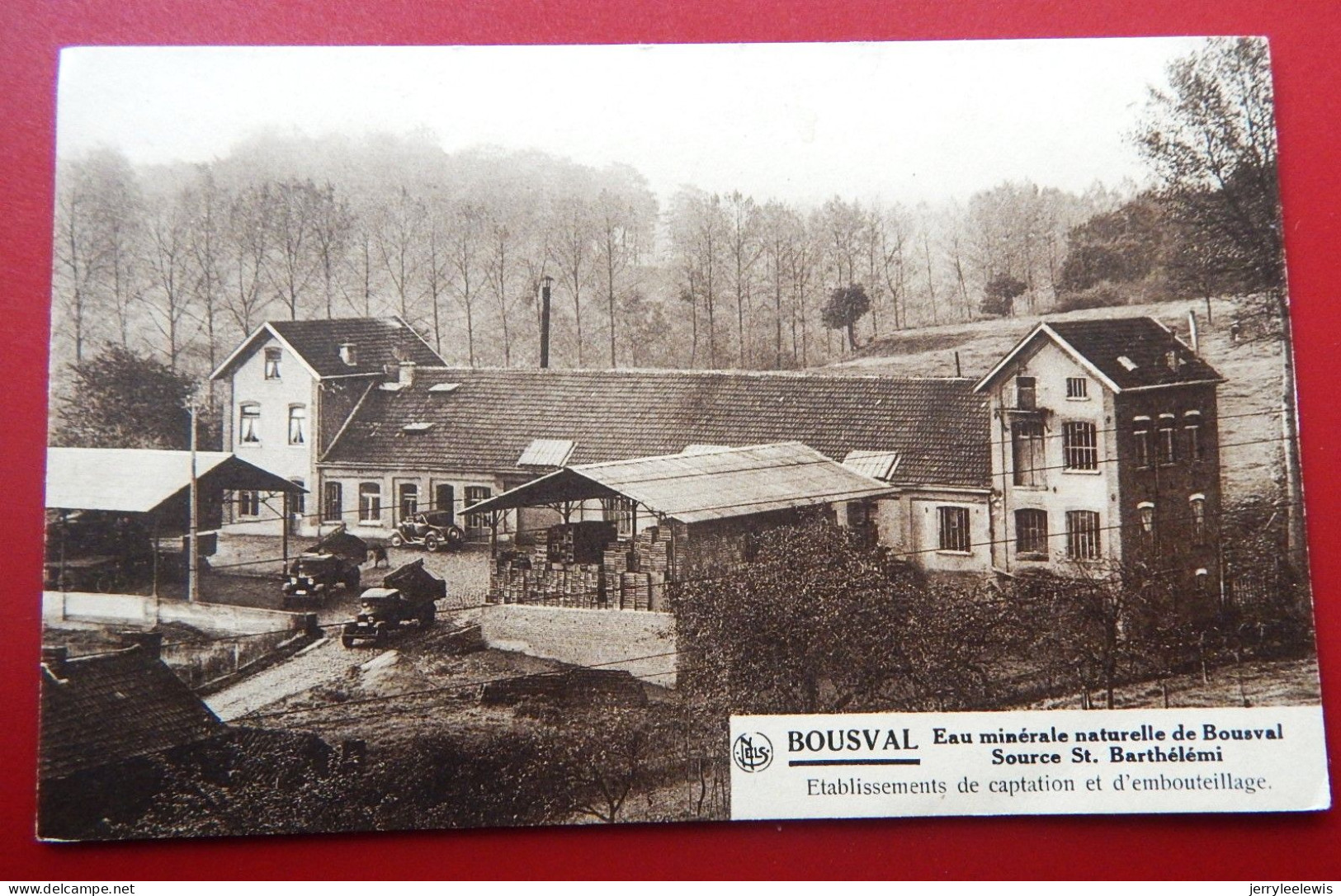 BOUSVAL  -  Etablissement De Captation Et D'embouteillage - Eau Minérale De Bousval - Source  St. Barthélémi - Genappe