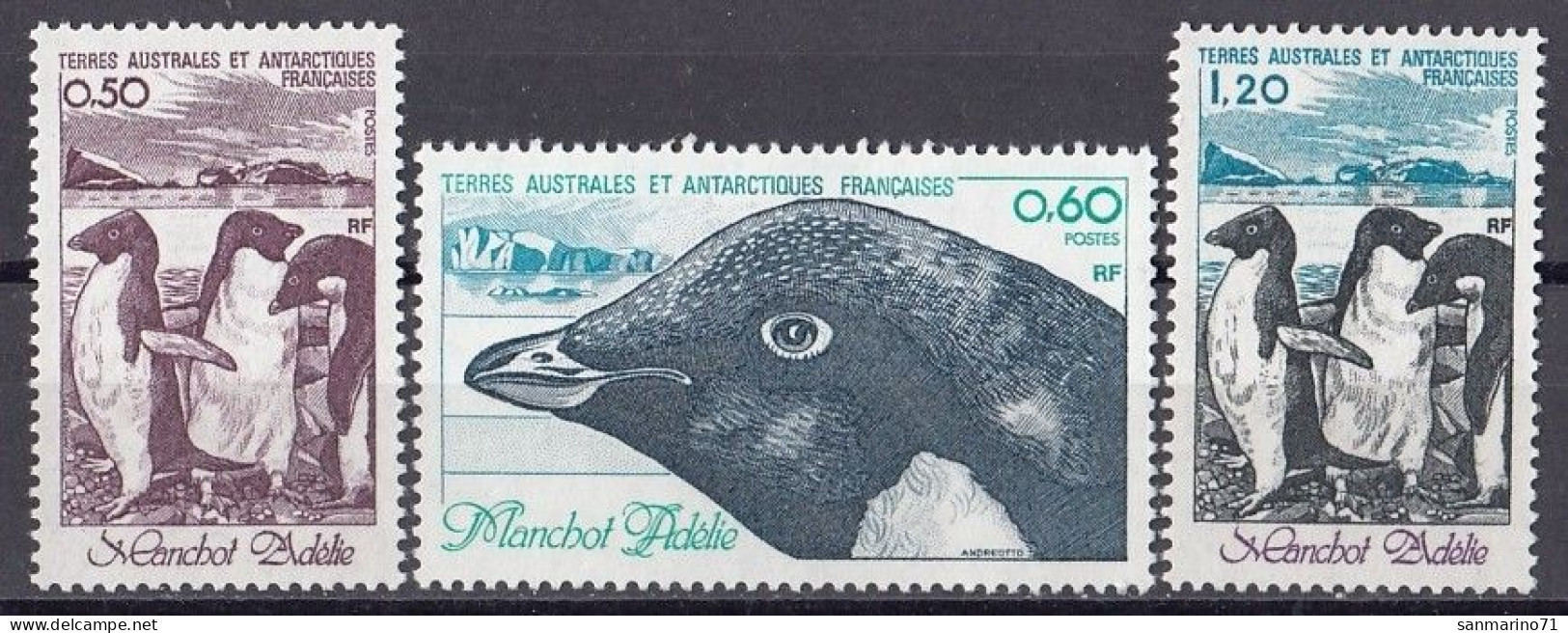 FRENCH ANTARCTIC 149-151,unused (**) - Antarctic Wildlife