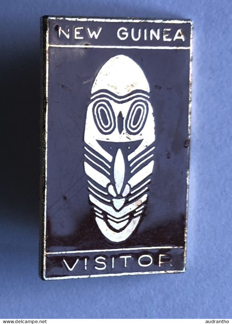Broche Ancienne New Guinea Visitor - Nouvelle Guinée - Masque Tribal - Angus Et Coote - Ethnics