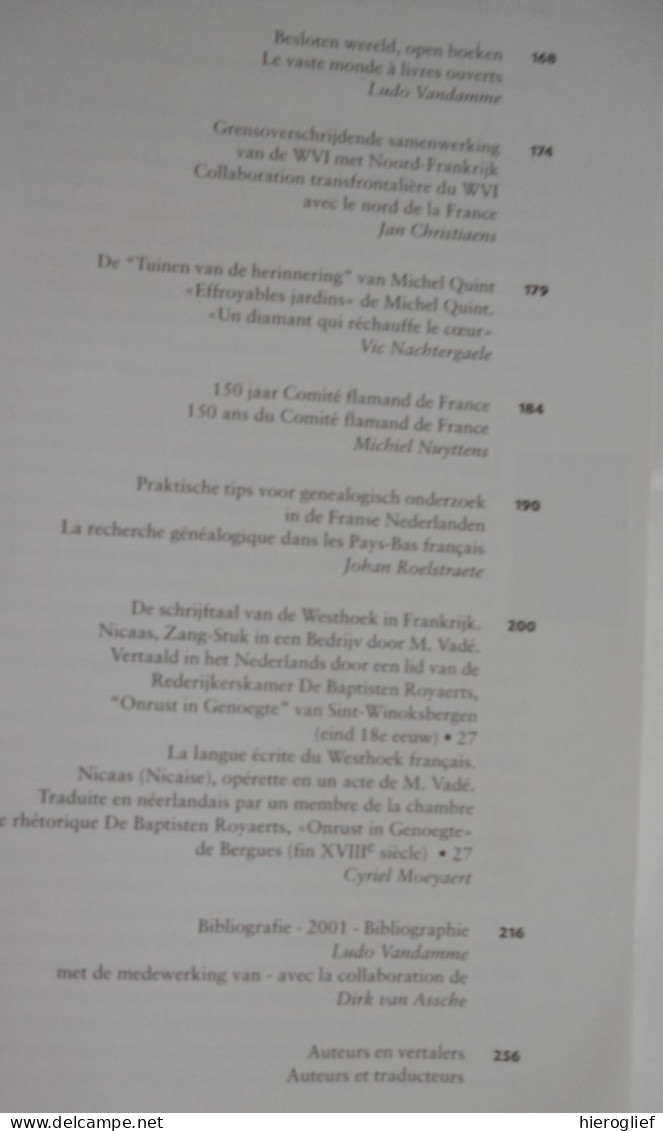 De Franse Nederlanden - Les Pays-Bas Français Jaarboek 27 Annales 2002 Ons Erfdeel Westhoek Frans Vlaanderen - Geschiedenis