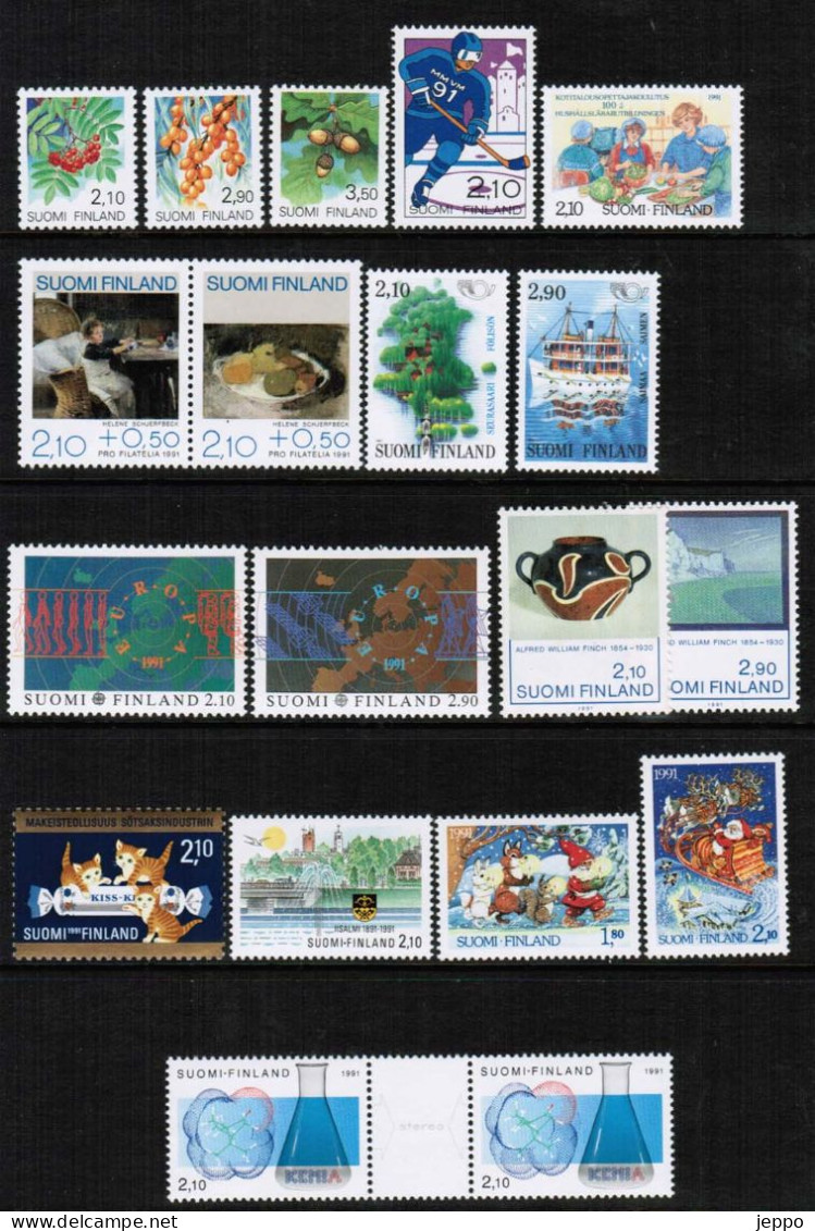 1991 Finland Complete Year Set MNH **. - Full Years