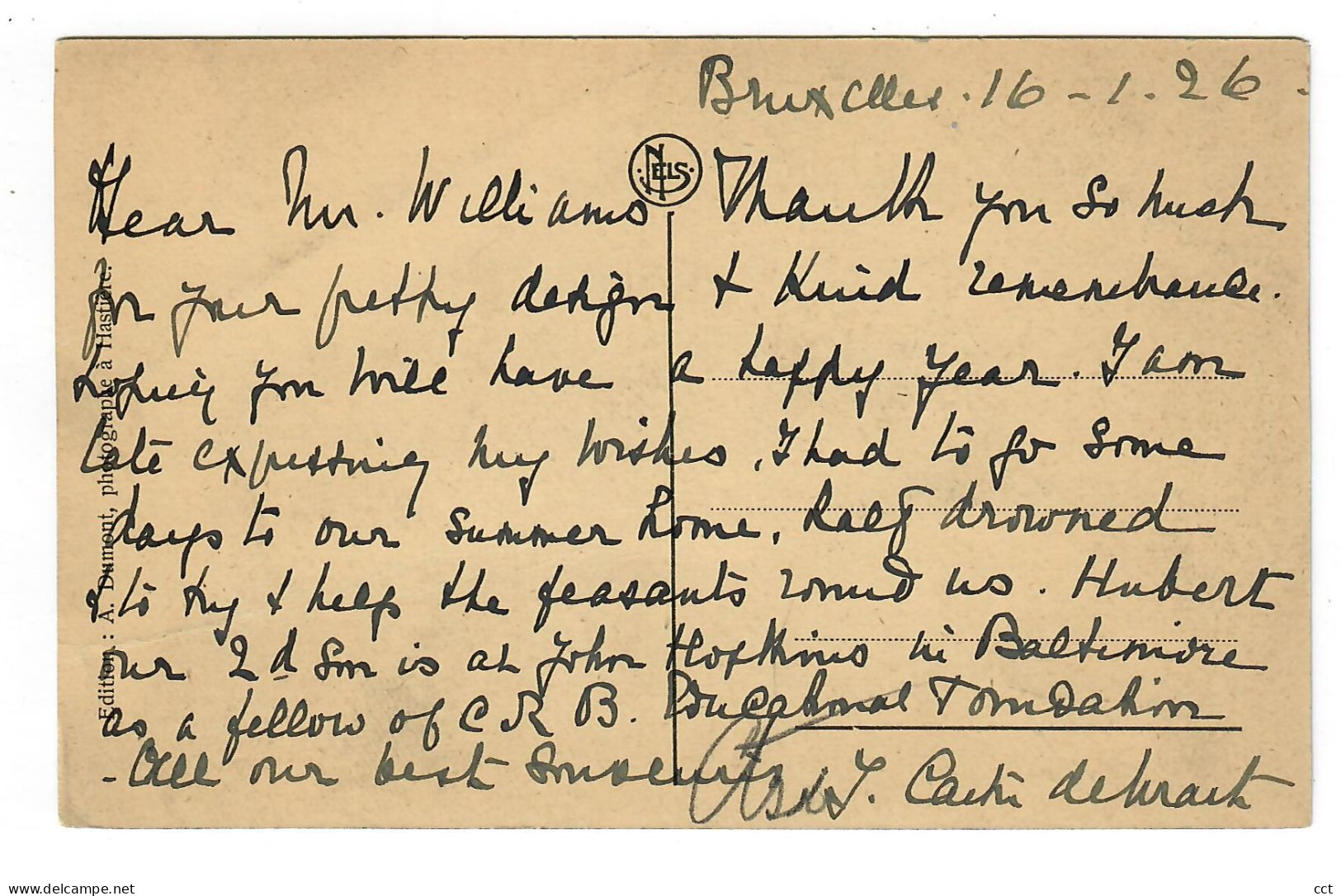 Hastière-par-Delà   Le Manoir (à M. Le Cte Carton De Wiart) - Hastière