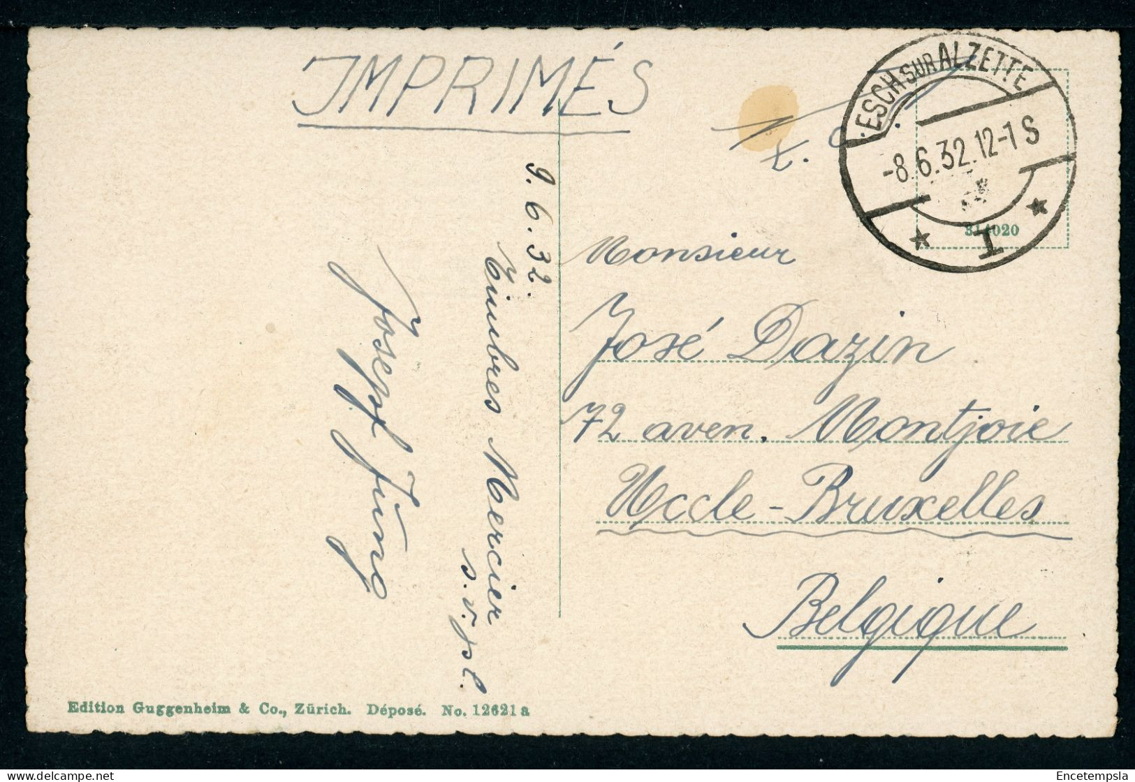 CPA - Carte Postale - Luxembourg - Esch Sur Alzette - Achner Hütte (CP23959) - Esch-sur-Alzette