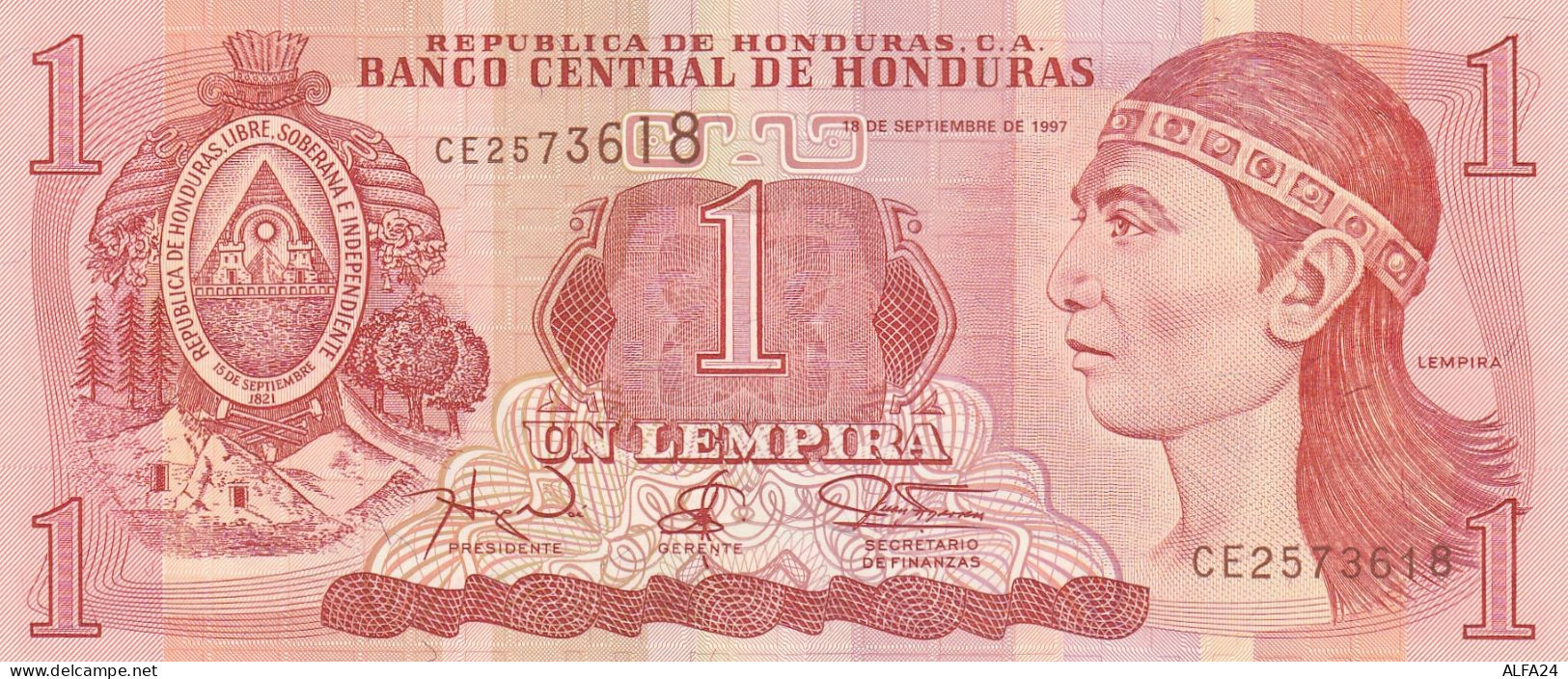 HONDURAS 1 LEMPIRA -UNC - Honduras