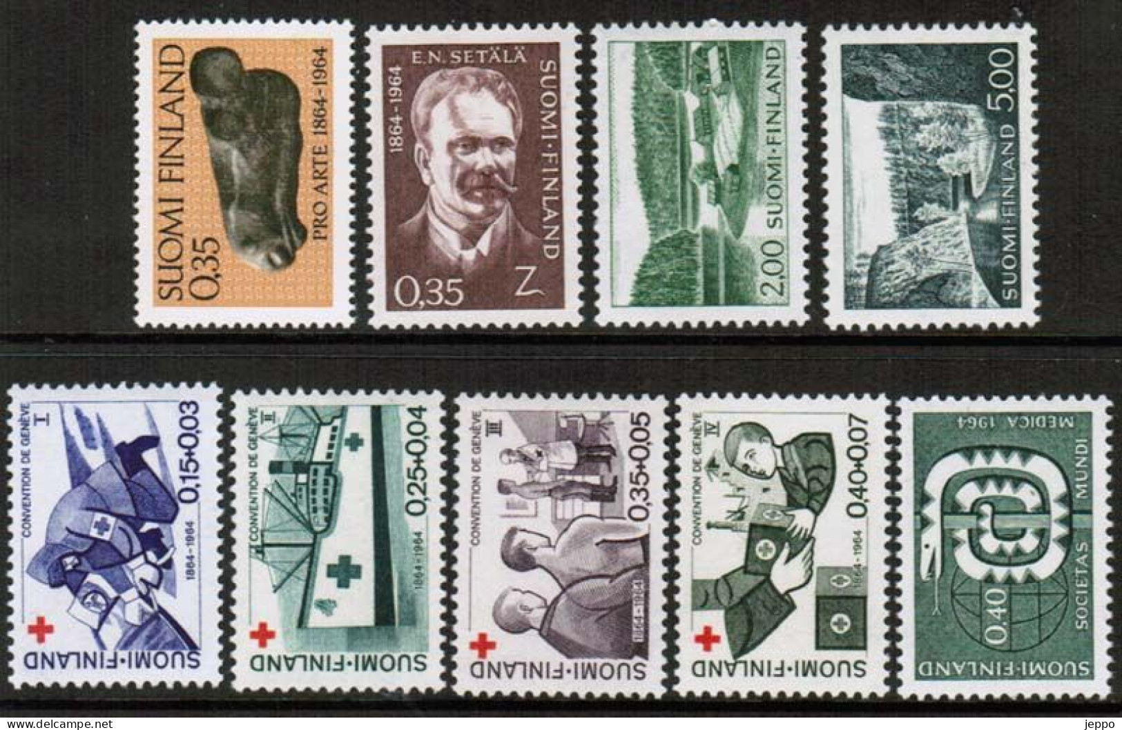 1964 Finland Complete Year Set MNH. - Ganze Jahrgänge