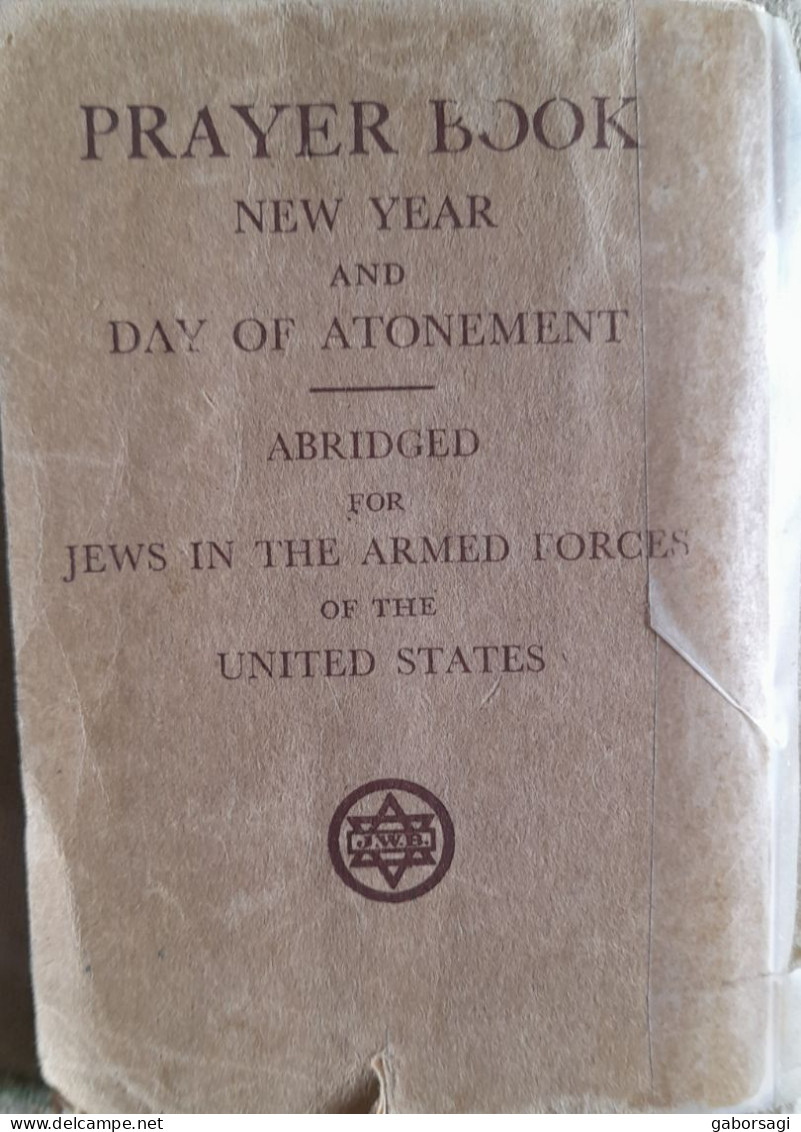 Prayer Book- New Year And Atonement - Abridged For Jews In The Armed Force Of The United States - Judaism