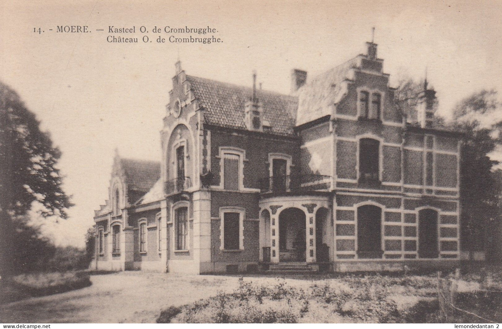 Moere - Kasteel O. De Crombrugghe - Gistel