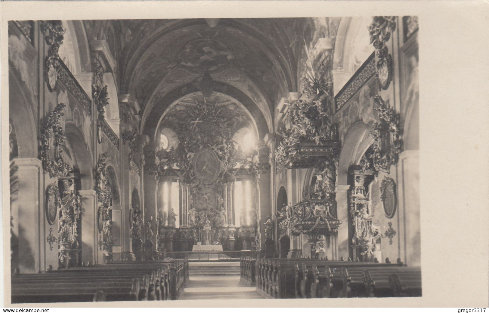 E1554) Chorherrenstift VORAU - Stiftskirche Innenansicht 1930 - Vorau