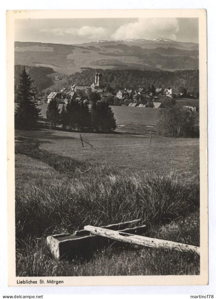 7811 Liebliches St. Märgen Hotel Zum Hirschen Gel. 1959 - Hochschwarzwald