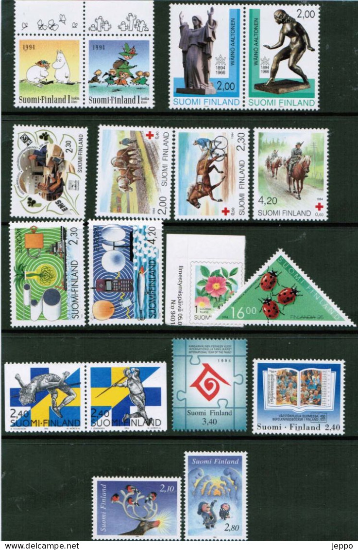 1994 Finland Complete Year Set MNH **. - Ganze Jahrgänge