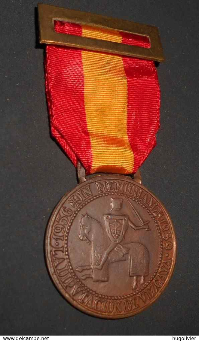 Médaille Guerre Civile Espagne 1936 1939 Franco WW2 - Spanien