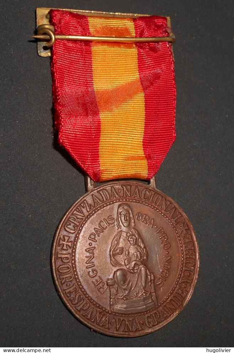 Médaille Guerre Civile Espagne 1936 1939 Franco WW2 - Spagna