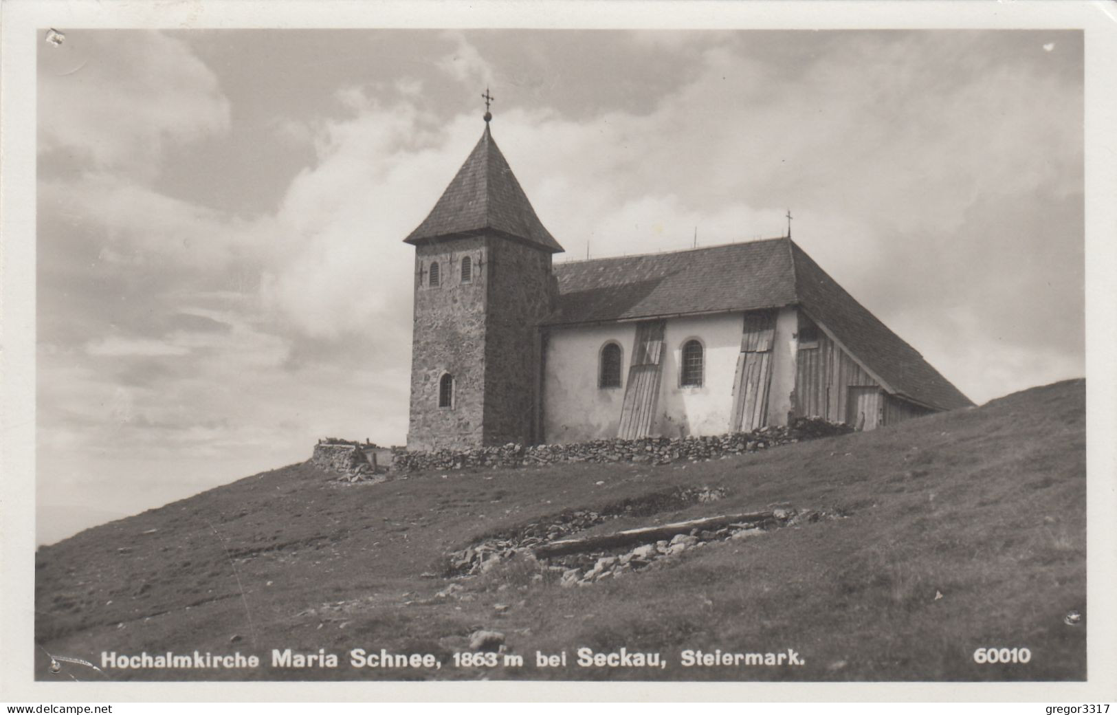 E1560) Hochalmkirche MARIA SCHNEE Bei SECKAU - Steiermark - Tolle Alte FOTO AK - Seckau