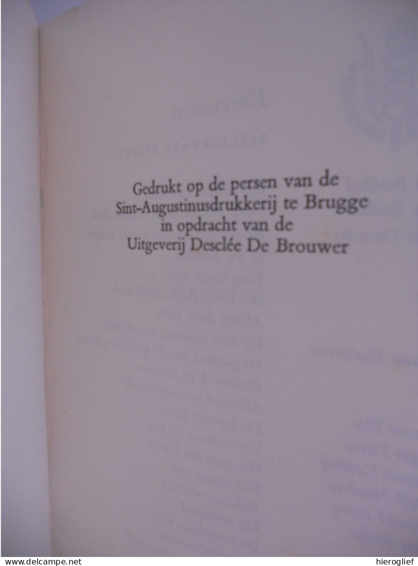 Het Kleine Meisje En Ik Door Gerard Baron Walschap ° Londerzeel + Antwerpen Vlaams Schrijver / 1958 Desclée De Brouwer - Literatuur