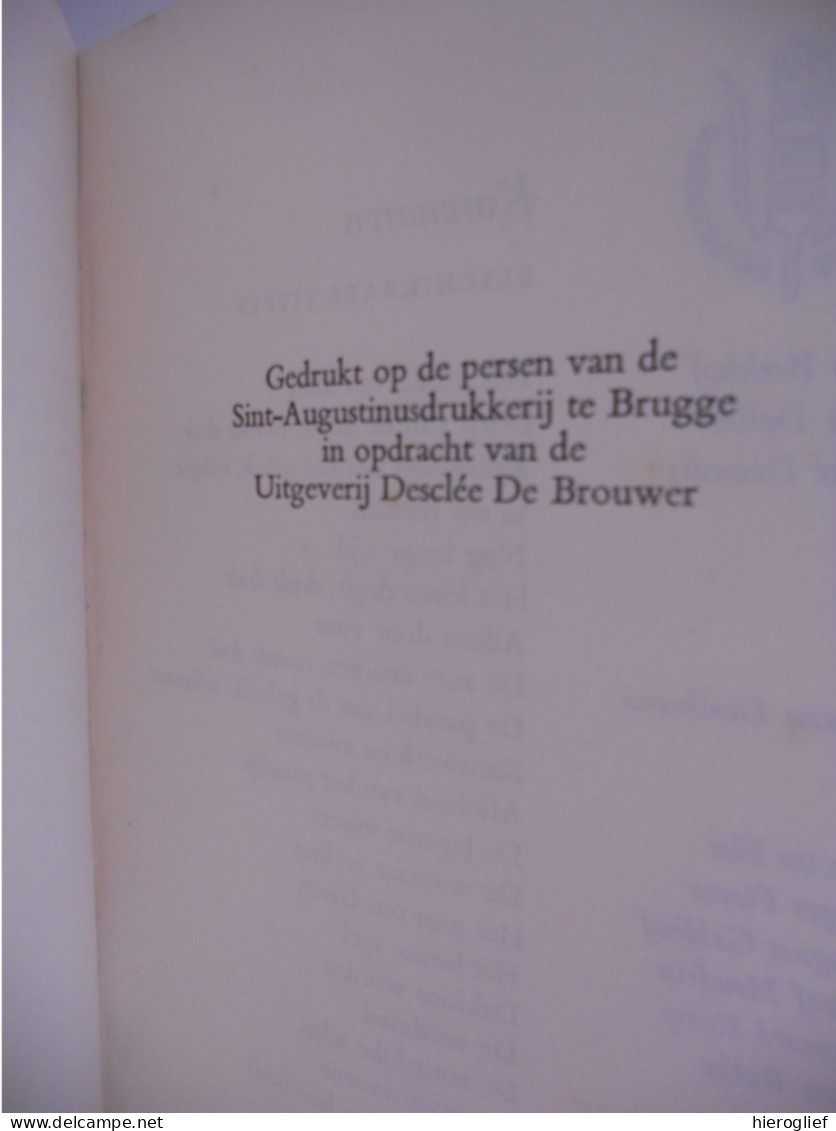Het Kleine Meisje En Ik Door Gerard Baron Walschap ° Londerzeel + Antwerpen Vlaams Schrijver / 1958 Desclée De Brouwer - Belletristik