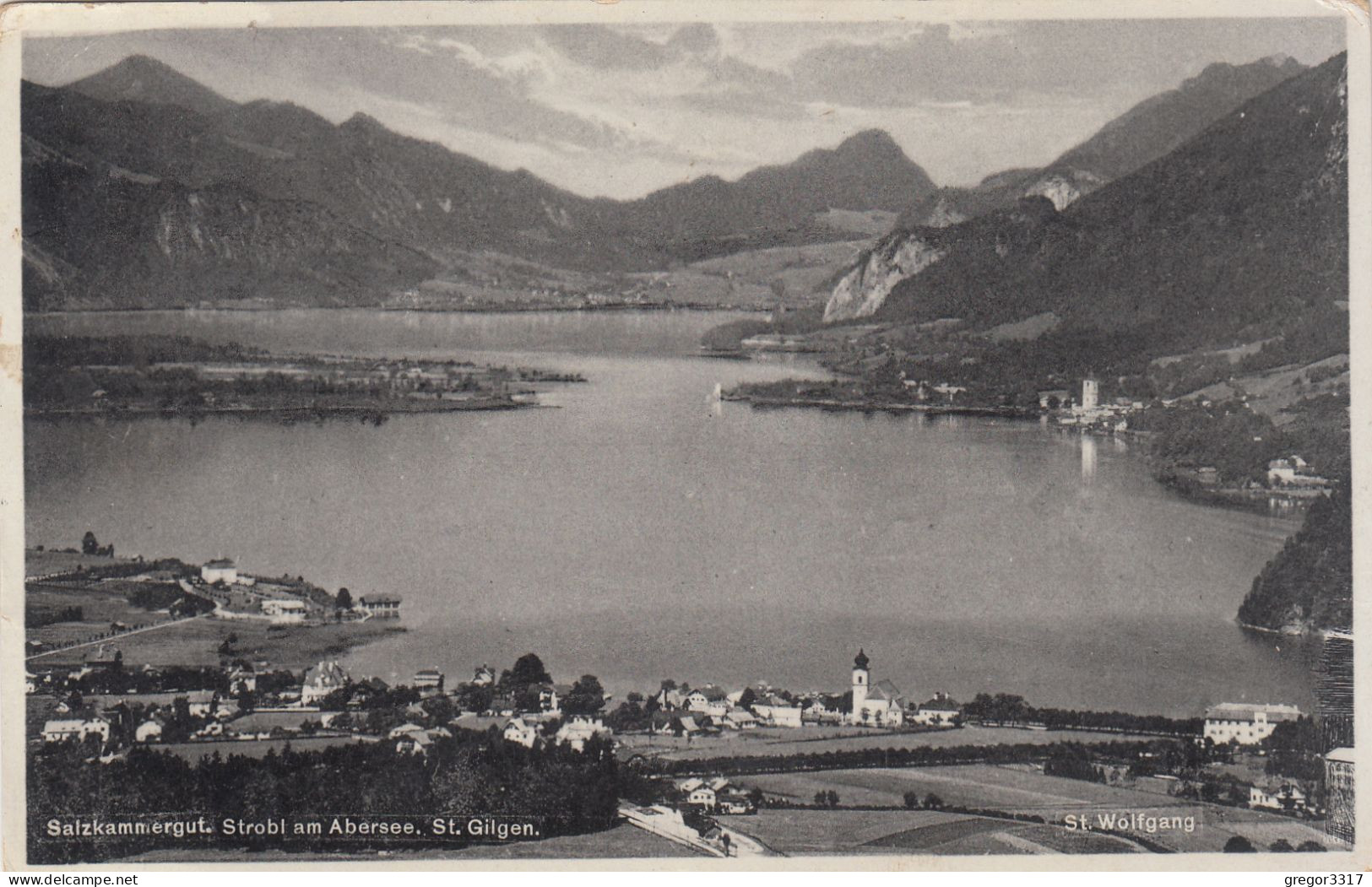 E1568) STROBL Am Abersee - St. Gilgen - Salzkammergut ALT 1931 - Strobl