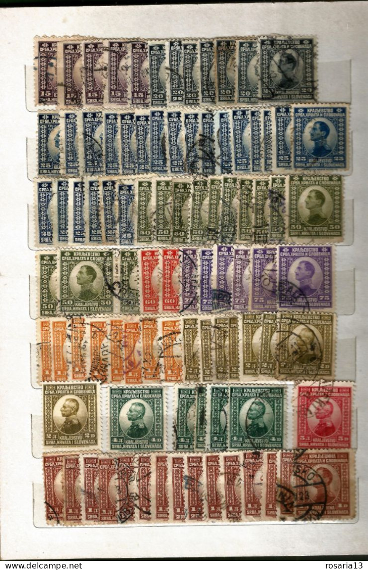 JUGOSLAVIJA- COLLEZIONE--LOTTO--ACCUMULO- 1869--1989--