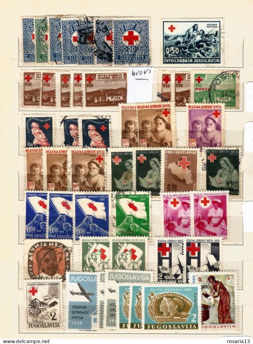 JUGOSLAVIJA- COLLEZIONE--LOTTO--ACCUMULO- 1869--1989--