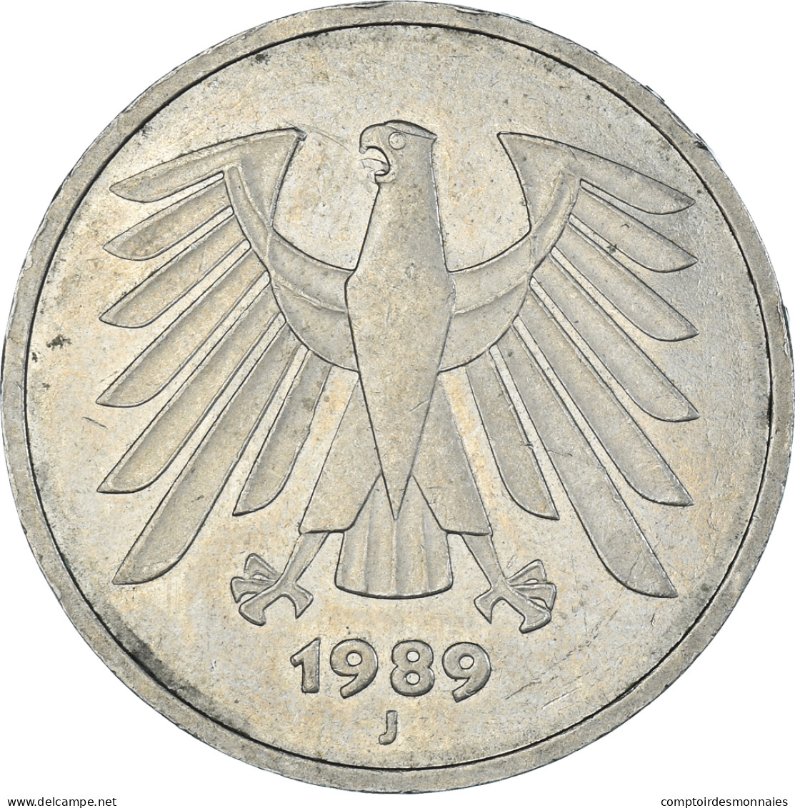 Monnaie, Allemagne, 5 Mark, 1989 - 5 Marchi