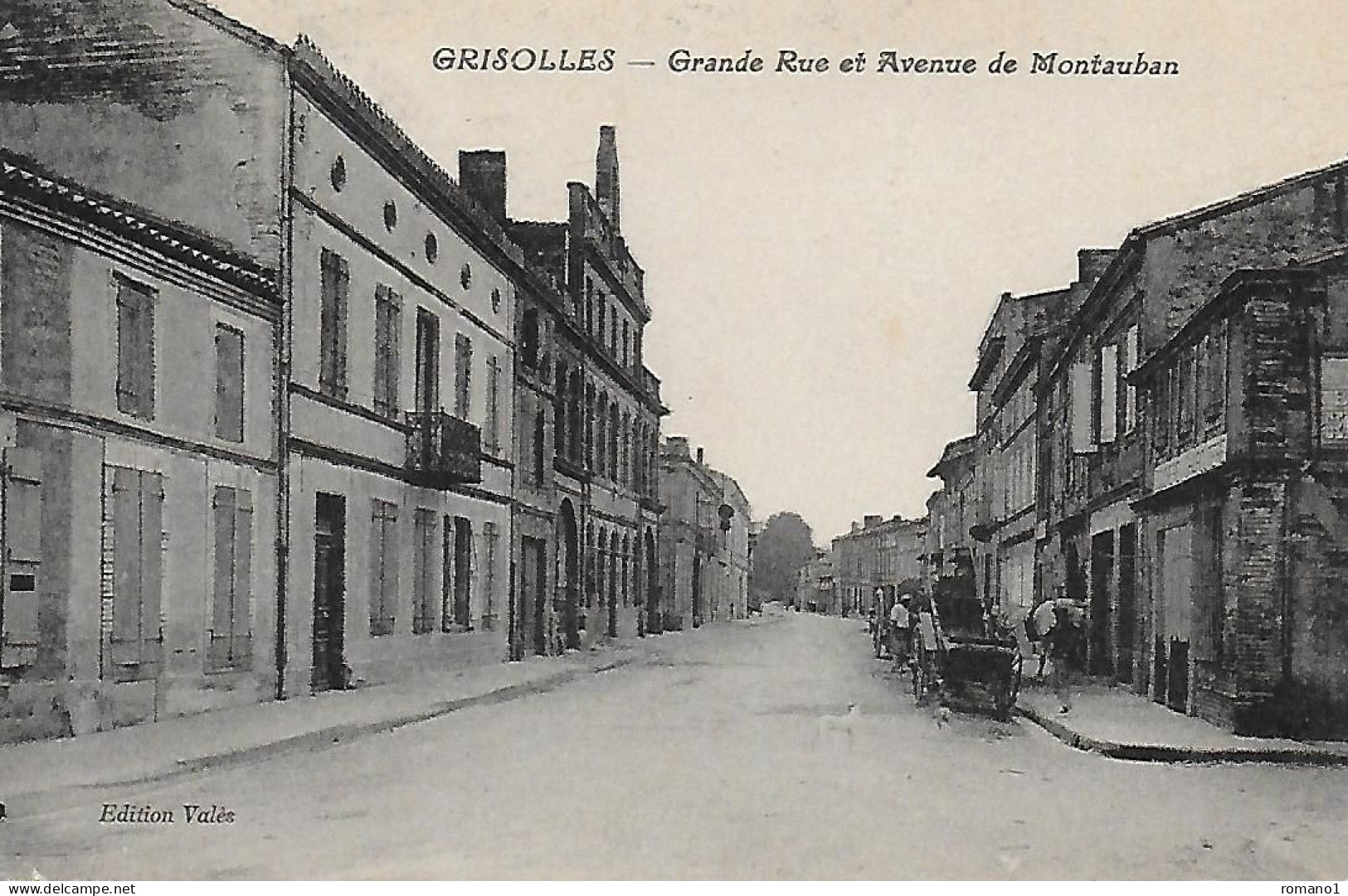 82)   GRISOLLES  -  Grande Rue Et Avenue De Montauban - Grisolles