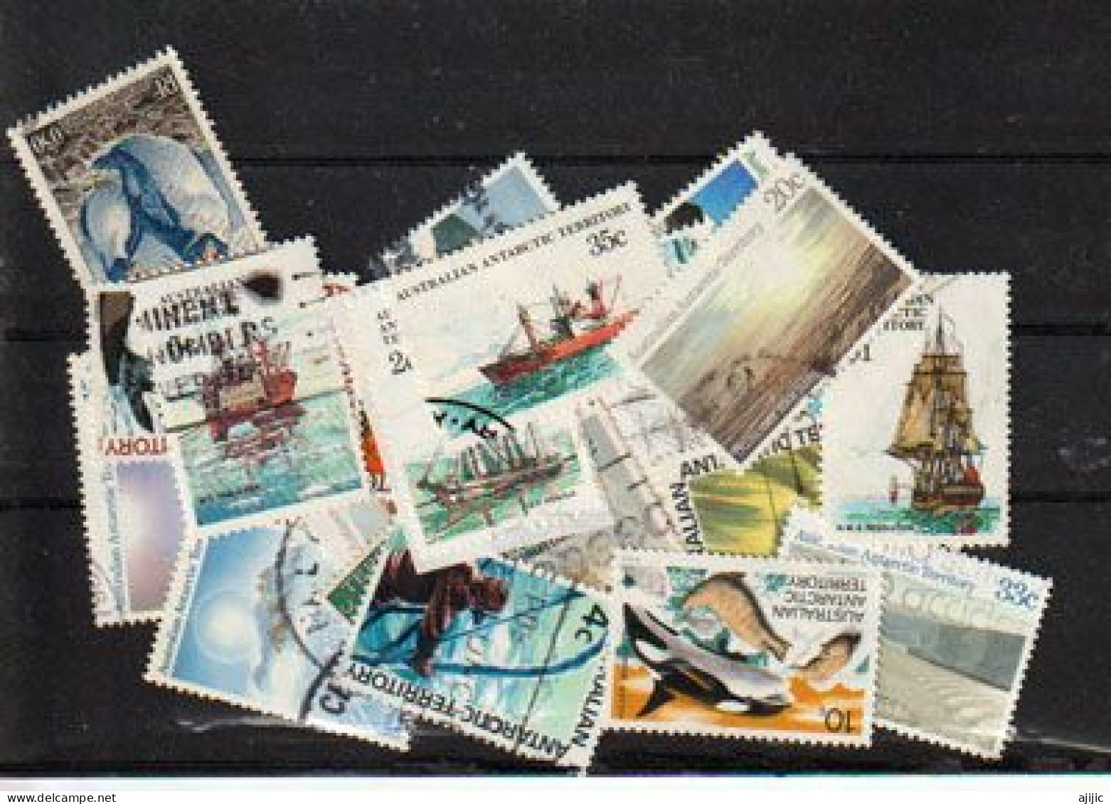 AUSTRALIAN ANTARCTIC. 25 Timbres Oblitérées, Tous Grands Formats. Bonne Qualité  # 6 - Mezclas (max 999 Sellos)