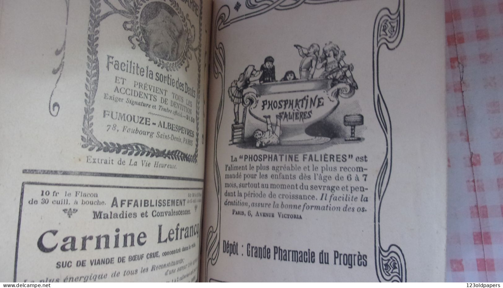 LE PETIT BERRY ALMANACH 1911 PHARMACIE DU PROGRES BOURGES