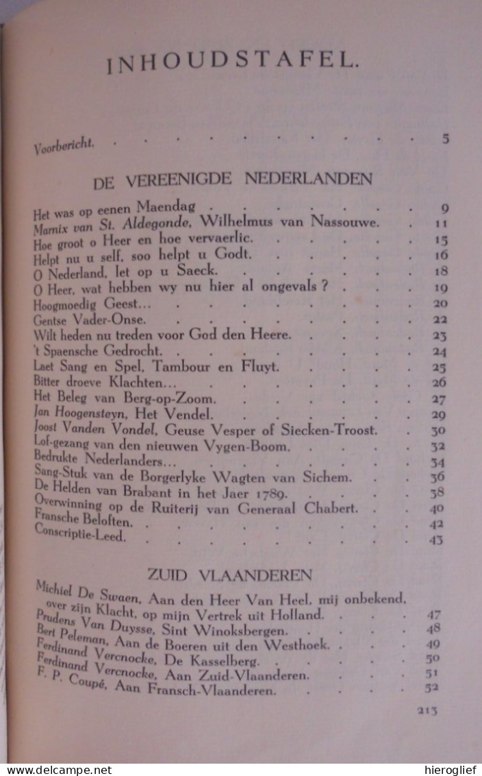 HET LIED DER GEUZEN strijdgedichten verzameld door Antoon Vander Plaetse ° Tielt + Kortrijk illustraties Jos. Speybrouck