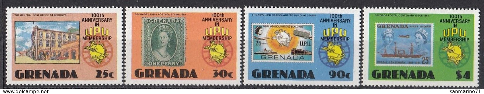 GRENADA 1129-1132,unused (**) - UPU (Wereldpostunie)