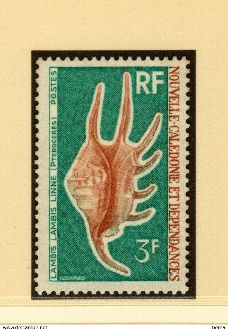 NOUVELLE CALEDONIE 379/380 COQUILLAGE SHELL  LUXE NEUF SANS CHARNIERE - Unused Stamps
