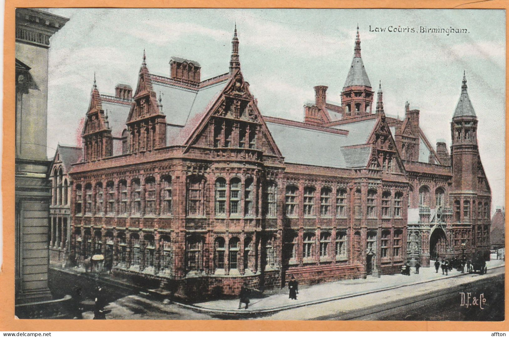 Birmingham UK 1905 Postcard - Birmingham