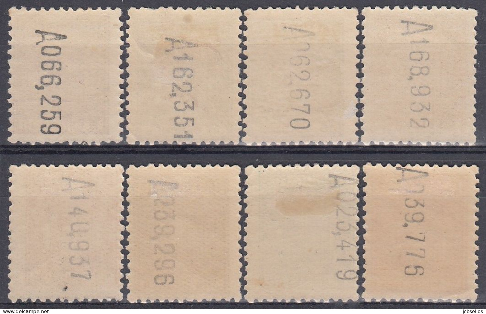 ESPAÑA TELEGRAFOS 1932-1933 Nº 68/75 NUEVO, CON FIJASELLOS - Telegrafen