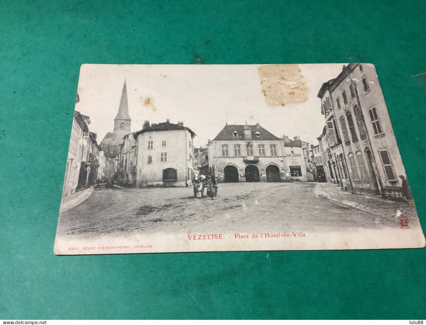 VEZELISE. Place De La Mairie   Attelage Cheval - Vezelise