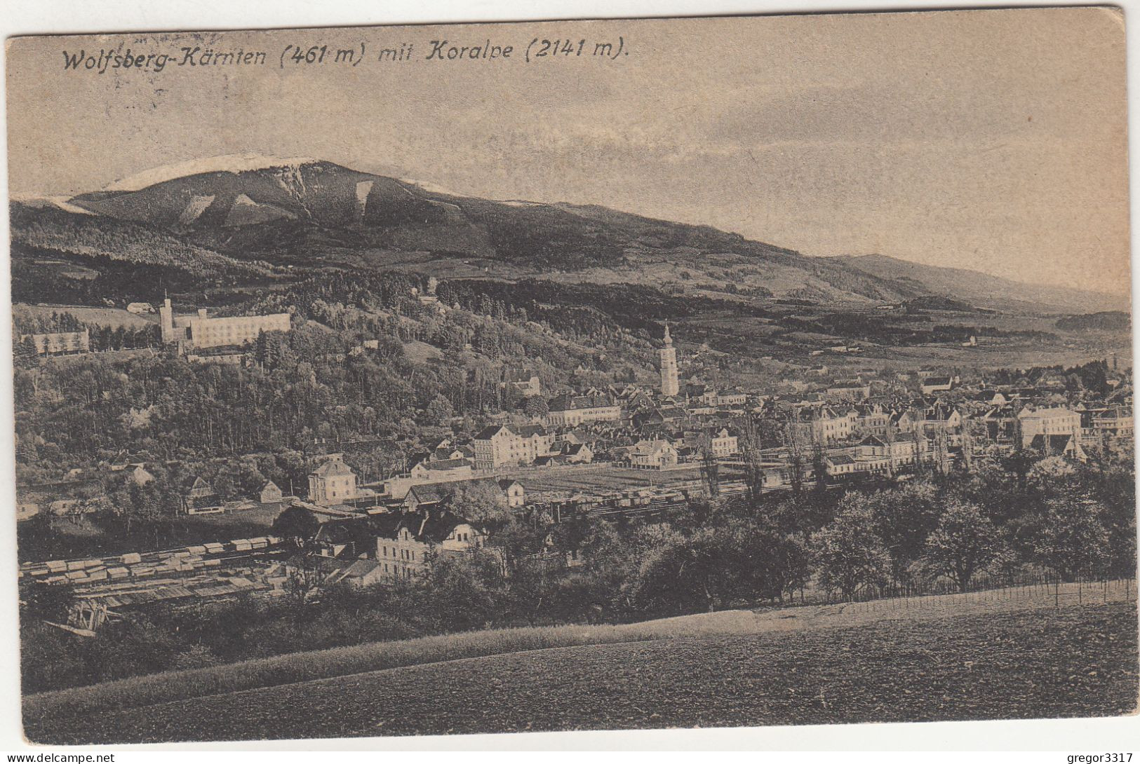 E1577) WOLFSBERG - Kärnten - Mit Koralpe 1921 - Wolfsberg