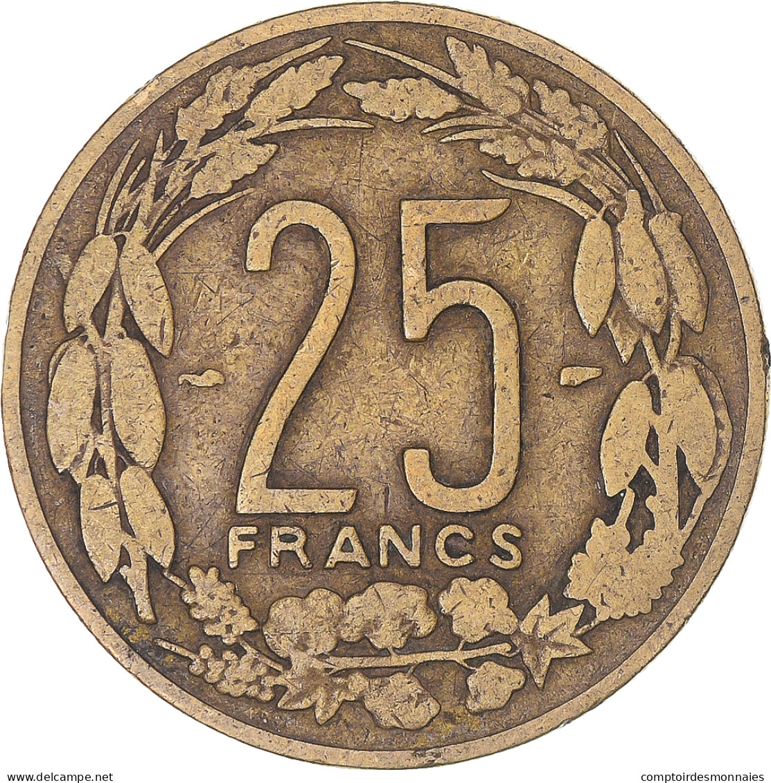 Monnaie, Cameroun, 25 Francs, 1958 - Kameroen