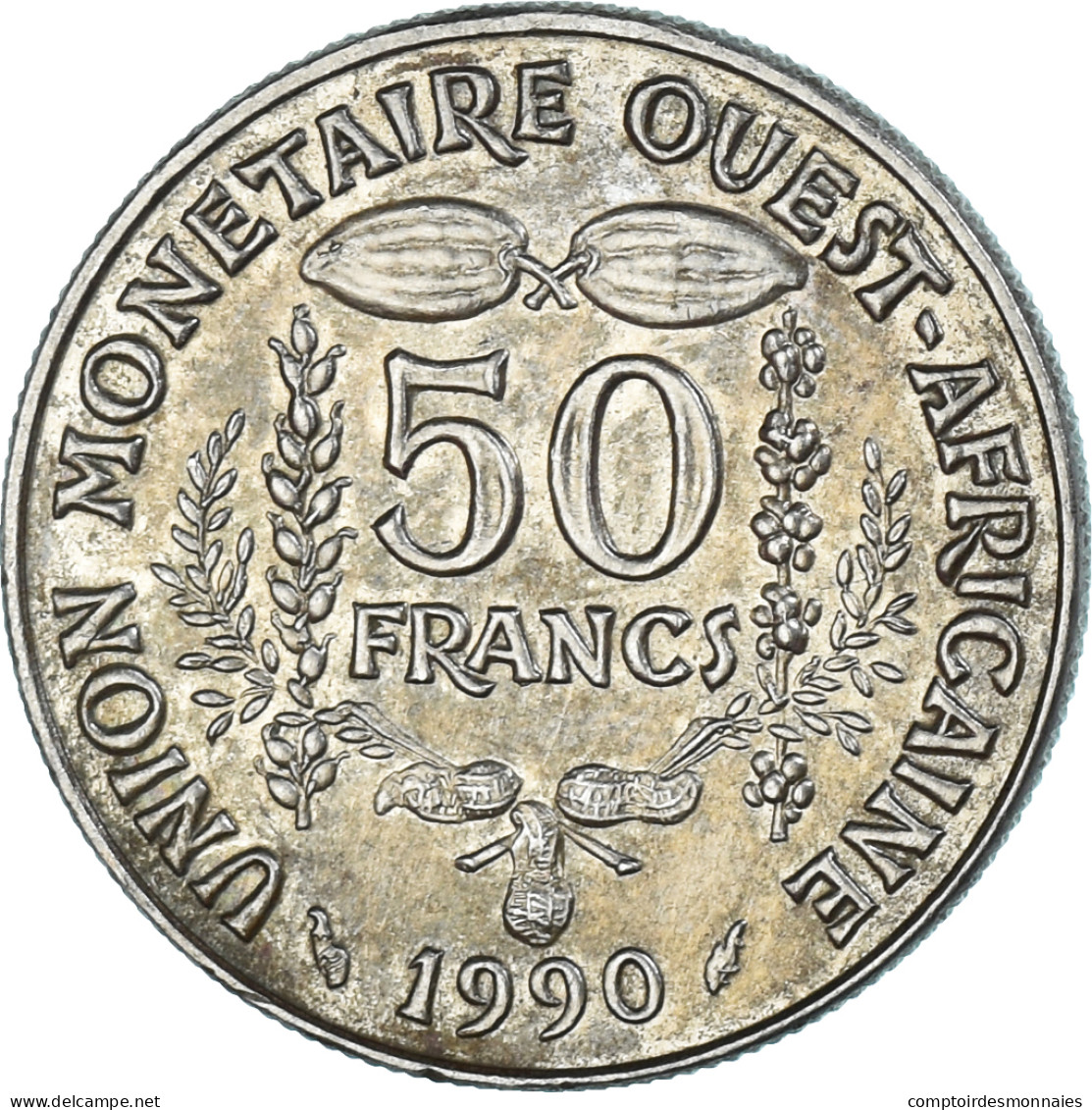 Monnaie, Communauté économique Des États De L'Afrique De L'Ouest, 50 Francs - Costa D'Avorio