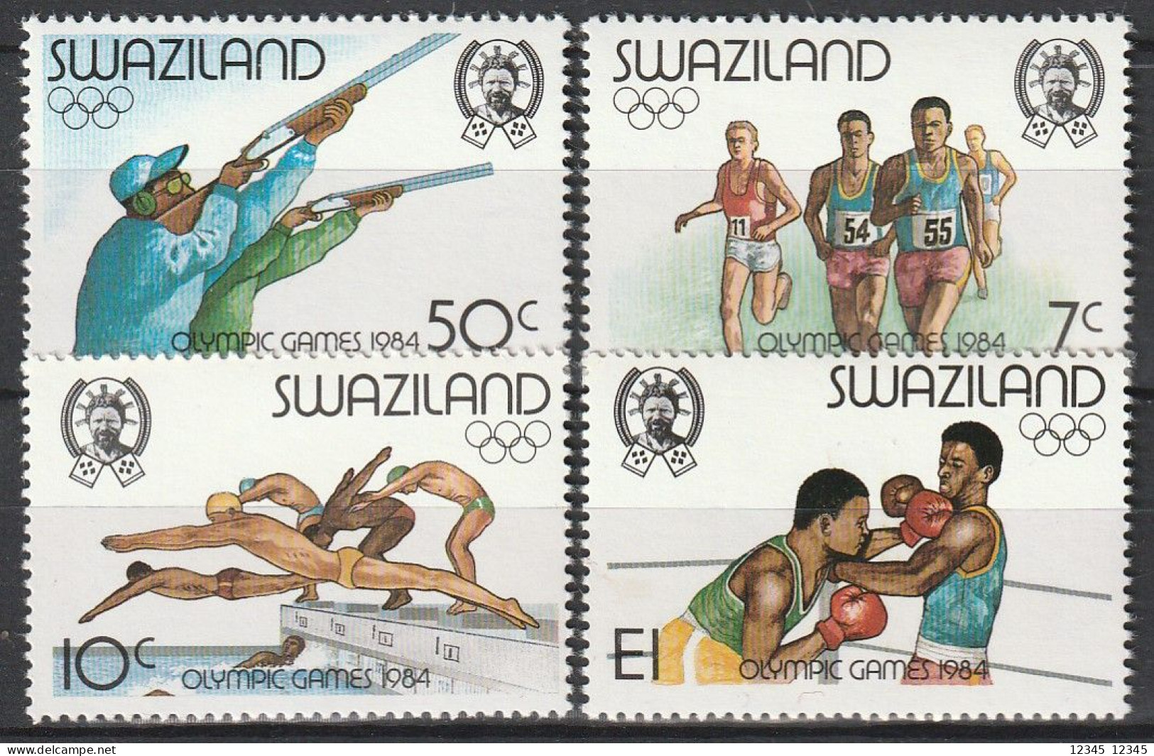 Swaziland 1984, Postfris MNH, Olympic Games - Swaziland (1968-...)