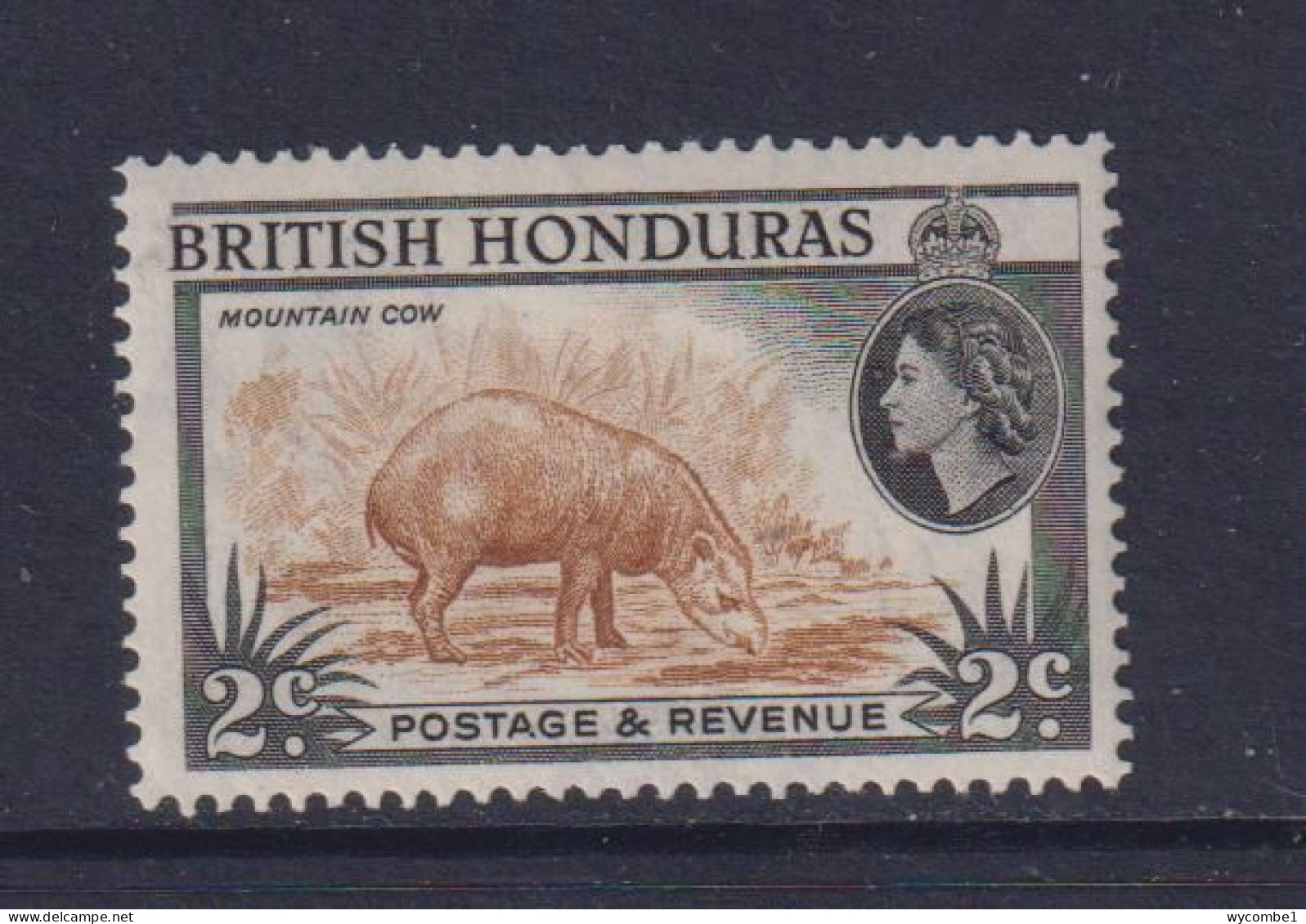 BRITISH HONDURAS  - 1953 Definitive 2c Hinged Mint - British Honduras (...-1970)